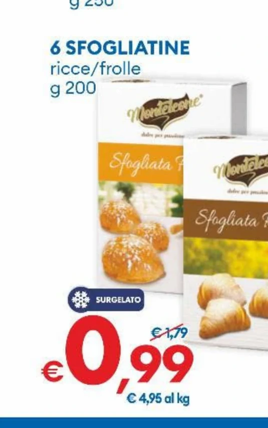 6 SFOGLIATINE ricce o frolle g 200