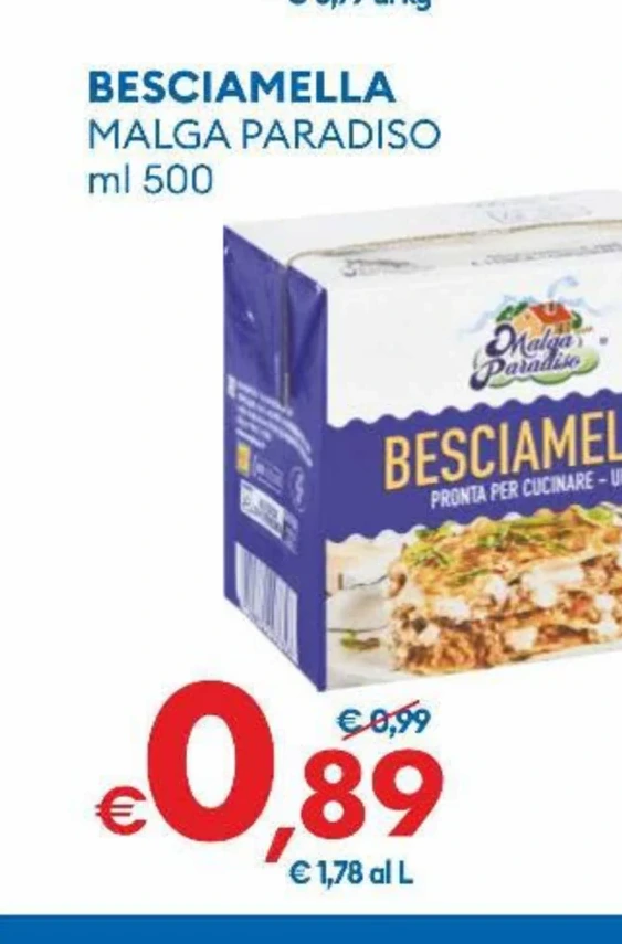 BESCIAMELLA MALGA PARADISO ml 500