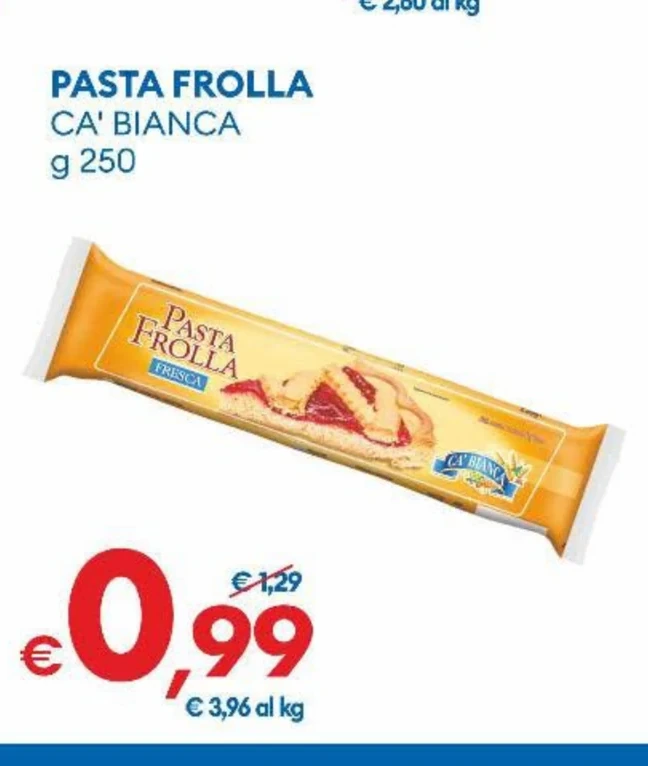 PASTA FROLLA CA' BIANCA g 250