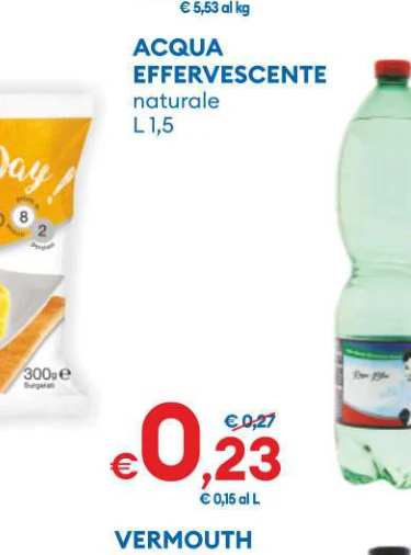 ACQUA EFFERVESCENTE naturale L1,5