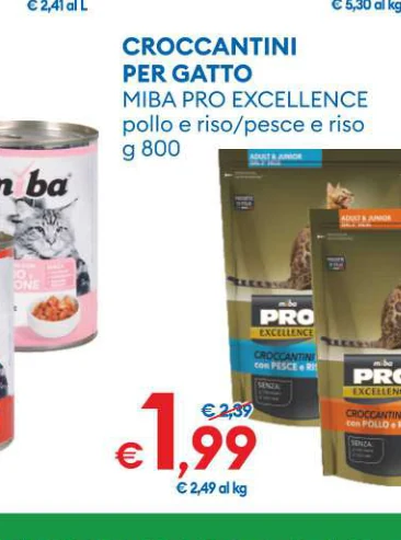 CROCCANTINI PERGATTO MIBAPROEXCELLENCE polloeriso/pesceeriso