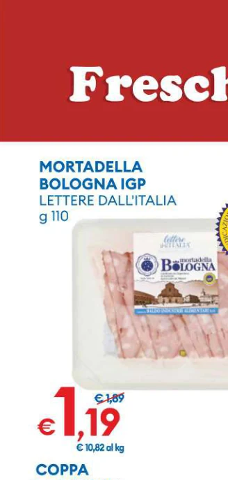 MORTADELLA BOLOGNAIGP g 110