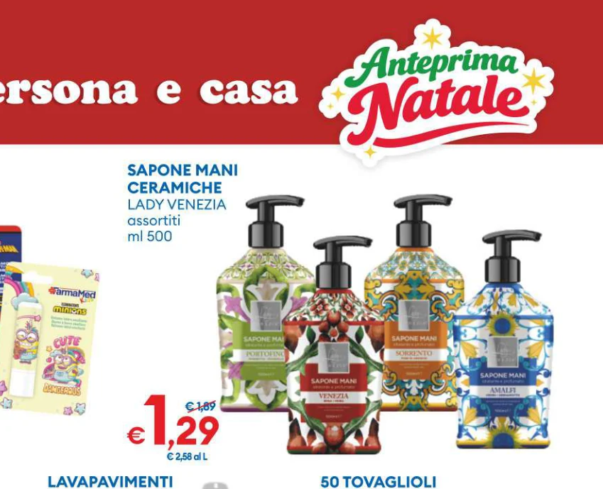 SAPONEMANI CERAMICHE LADYVENEZIA assortiti