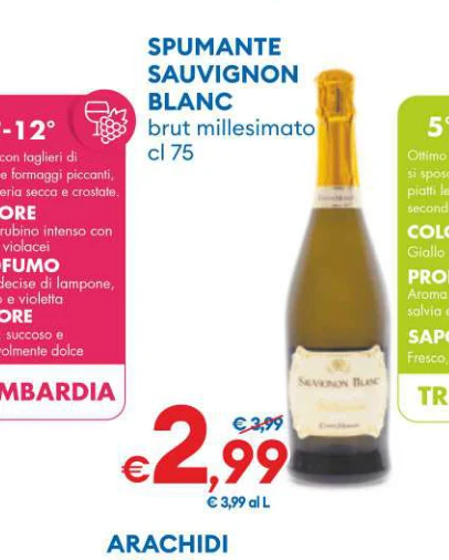 SPUMANTE SAUVIGNON BLANC brut millesimato