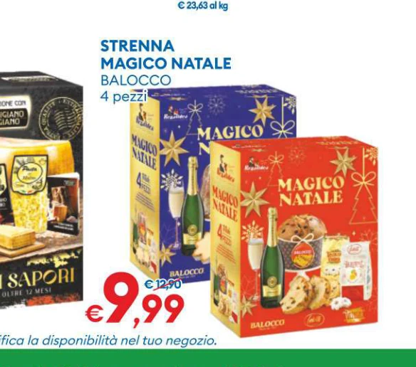 STRENNA MAGICONATALE BALOCCO 4pezzi