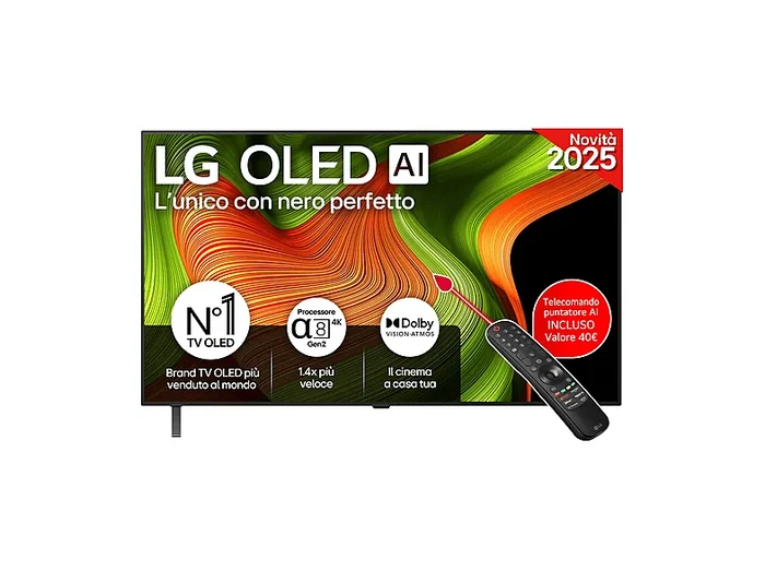 OLED AI B5 OLED48B56LA TV OLED, SMART TV, 48 ", OLED, Processore a8 Gen2 4K con AI, Classe G - LG
