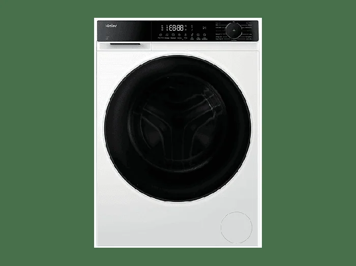 HWD90BP14357TUIT LAVASCIUGA, Caricamento frontale, capacità lavaggio 9 kg, capacità asciugatura 5 kg, 15 programmi, Profondità 53 cm, Giri 1400 rpm, Bianco, Nero, Classe D - HAIER