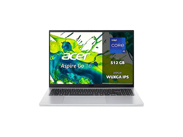 Aspire Go 16 AG16-71P NOTEBOOK, 16 ", processore Intel® Core I9 13900H, Intel® Iris® Xᵉ, RAM 16 GB, 512 GB SSD, Silver, Windows 11 Home - ACER