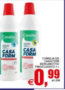 Casaform bergamotto, pino o classico