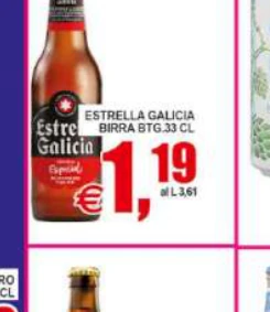 Estrella Galicia birra 33 cl