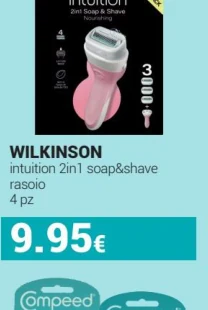 Intuition 2in1 Soap&Shave rasoio