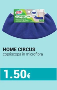 Copriscopa in microfibra