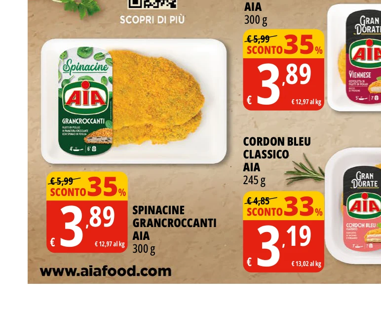 CORDON BLEU CLASSICO AIA 245 g