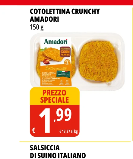 COTOLETTINA CRUNCHY AMADORI 150 g