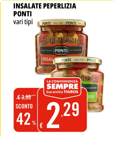 INSALATE PEPERLIZIA PONTI vari tipi