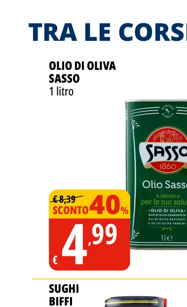 OLIO DI OLIVA SASSO 1 litro