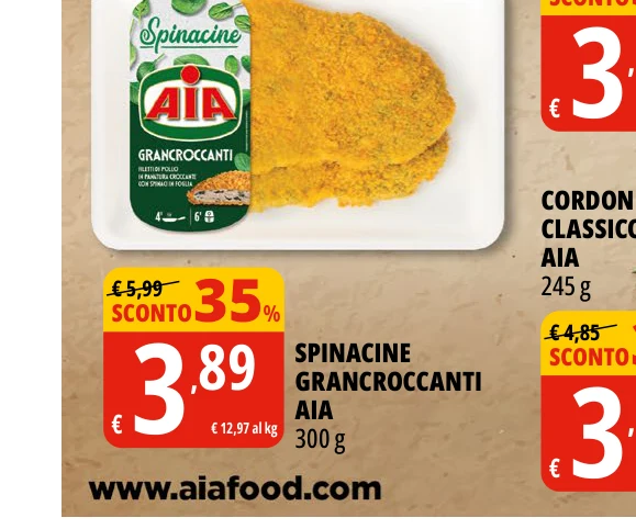 SPINACINE GRANCROCCANTI AIA 300 g