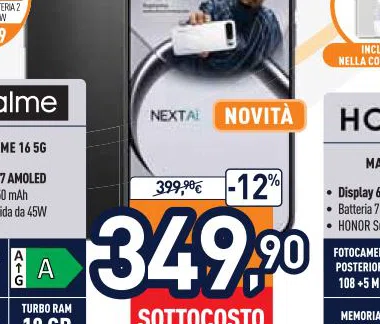 Realme POSTERIORE Batteria7500mAh 108+5MP