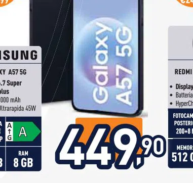 Samsung POSTERIORE RicaricaUltrarapida45W 200+8MP