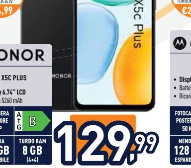 Honor POSTERIORE Display6.74LCD Batteria5260mAh