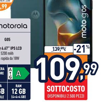 Motorola 4+4+4GB DISPONIBILI2.500PEZZI