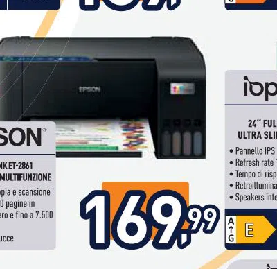 Epson Tempodi risposta 1ms Tempodirisposta1ms biancoeneroefinoa7.500
