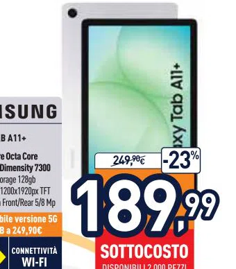 Samsung FotocameraFront/Rear5/8Mp 6/1286Ba249.90c DISPONIBILI2.000PEZZI
