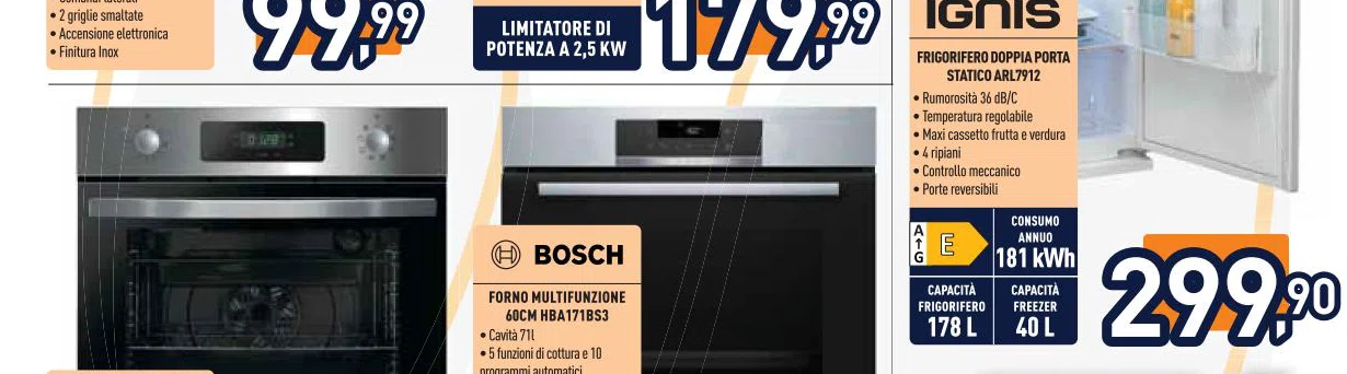 Bosch FRIGORIFERO Cavita71L 5funzionidicotturae10