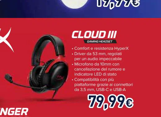 HyperX .Microfonoda10mmcon da3.5mm.USB-CeUSB-A