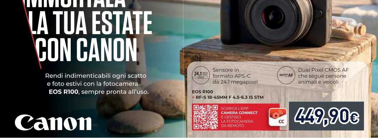 Canon LA FOTOCAMERA EOSR100 +RF-S18-45MMF4.5-6.3ISSTM