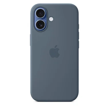 Custodia MagSafe in silicone per iPhone 17 - Blu salmastro - Apple