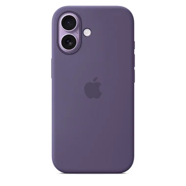 Custodia MagSafe in silicone per iPhone 17 - Viola nebbia - Apple