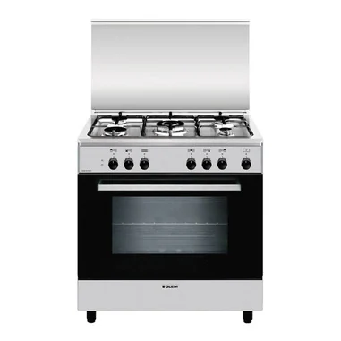 A855EI cucina Elettrico Nero, Acciaio inox - Glem Gas