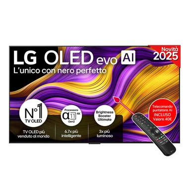 OLED evo AI OLED55G54LW TV Serie G5 55'' 4K, α11 Gen2, Brightness Booster Ultimate, 60W, 4 HDMI 165Hz, Smart TV 2025 - LG