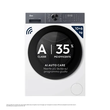 HLPD4106BL10UH11 lavasciuga Libera installazione Caricamento frontale Bianco - Hoover