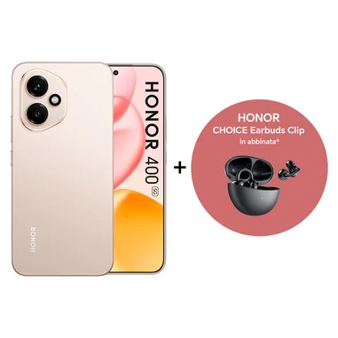 400 5G + EAR clip 16,6 cm (6.55") MagicOS 9.0 8 GB 512 GB 5300 mAh Oro - Honor
