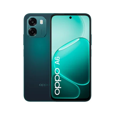 A6 AI Smartphone, doppia fotocamera 50MP+2, Selfie 8MP, Display 6.75” 120HZ IPS HD+, 6550mAh, RAM 6GB(Esp2GB/4GB/6GB)+ROM 256GB [Versione Italia], Sapphire Black - OPPO