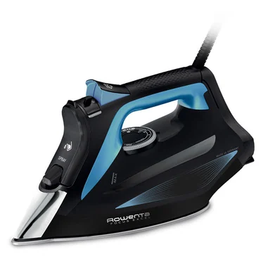DW5310 Ferro a vapore Piastra solare Microsteam 400 HD Laser 2700 W Nero, Blu - Rowenta