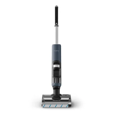 X-Clean 5 Pro GZ5436E0 scopa elettrica Aspirapolvere a bastone 2 in 1 Batteria Secco e bagnato Senza sacchetto 0,5 L Blu, Nero - Rowenta