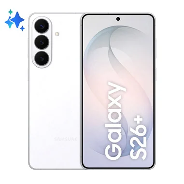 Galaxy S26+ Smartphone AI, 256GB, Processore avanzato, Assistente Foto, Creative Studio, Camera 50 MP, 4900 mAh, White - Samsung