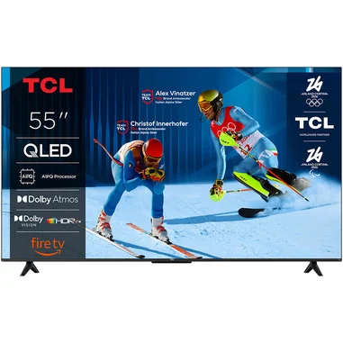 T6C Serie Smart TV QLED 4K 55" 55T6C, Dolby Vision & Atmos, HDR10+, Fire TV - TCL